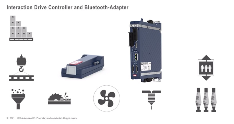 Адаптер Bluetooth для частотных преобразователей KEB