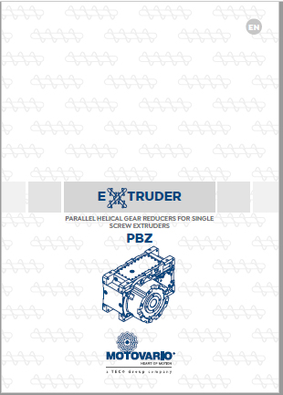 Каталог редукторы MOTOVARIO (Мотоварио) для экструдеров  - серия Motovario Extruder PBZ