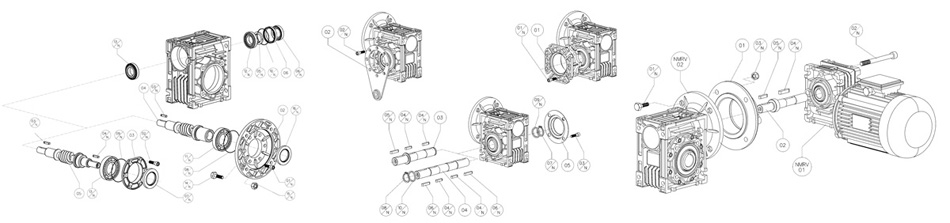 Motovario мотор редуктор 3d модели