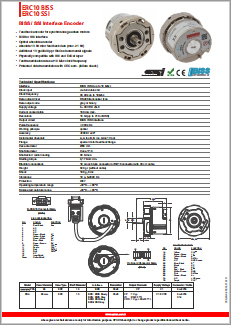 Более подробно - Абсолютные однооборотные оптические энкодеры Opkon ERC10 BISS-SSI