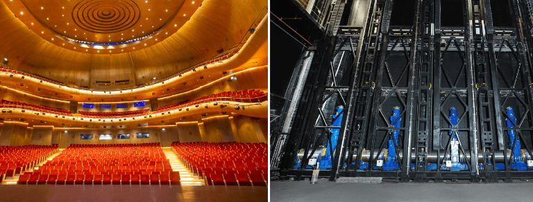 Винтовые домкраты ZIMM в театральном оборудовании сцен Винтовые домкраты ZIMM в театральном оборудовании сцен